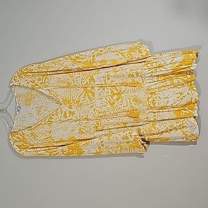 Yellow swimsuit cover up